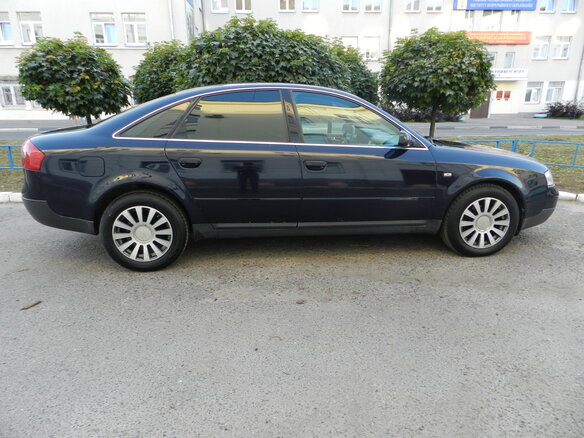 2001 Audi A6 II (C5) Рестайлинг, синий - вид 10