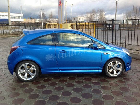 2008 Opel Corsa OPC D, голубой - вид 1