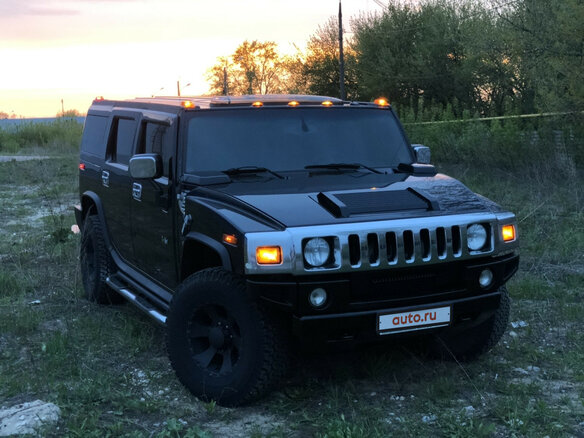 2005 Hummer H2 I, чёрный - вид 1