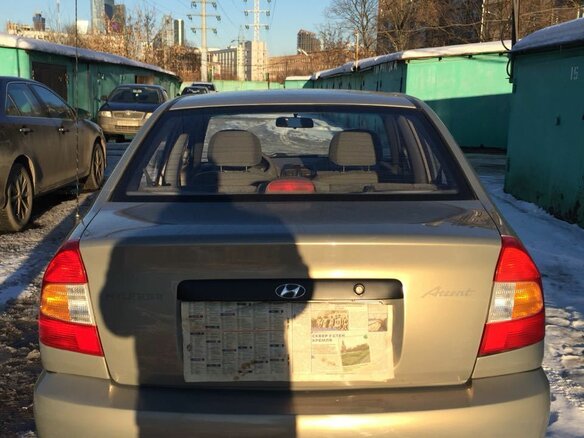 2008 Hyundai Accent ТагАЗ II, бежевый - вид 2
