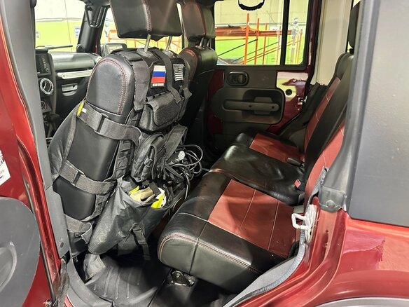 2008 Jeep Wrangler III (JK), красный, 3500000 рублей - вид 7
