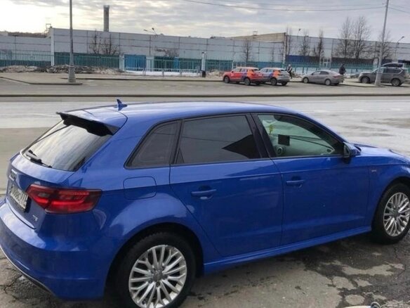 2014 Audi A3 III (8V), синий, 1430000 рублей - вид 1