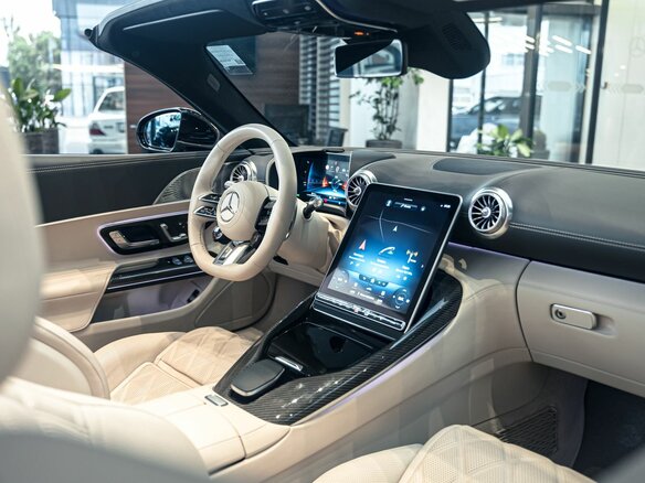 2022 Mercedes-Benz SL-Класс AMG 63 AMG IV (R232), серый - вид 15