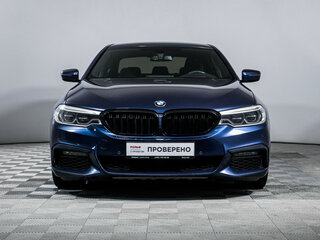 2019 BMW 5 серии 530i xDrive VII (G30/G31/G38), синий, 3200000 рублей, вид 2