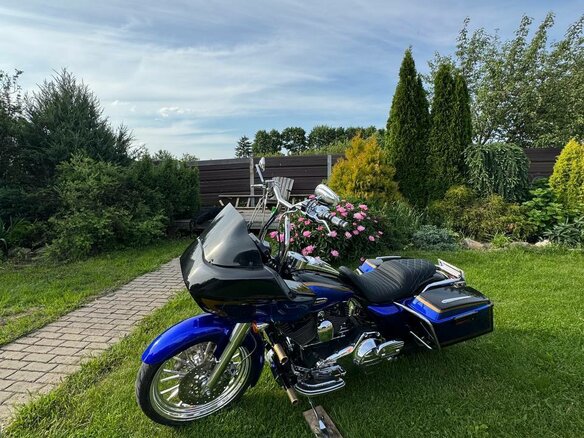 2007 Harley-Davidson CVO Road Glide, синий, 1000000 рублей - вид 10