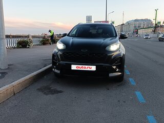 2021 Kia Sportage IV Рестайлинг, чёрный, 2400000 рублей, вид 3