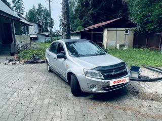 2012 Lada (ВАЗ) Granta I, серебристый, 120000 рублей, вид 2