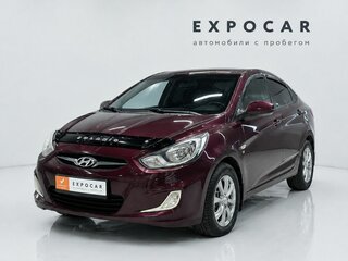 2011 Hyundai Solaris I, фиолетовый, 542000 рублей, вид 1