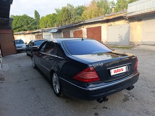 2001 Mercedes-Benz S-Класс 320 Long IV (W220), чёрный, 420000 рублей, вид 4
