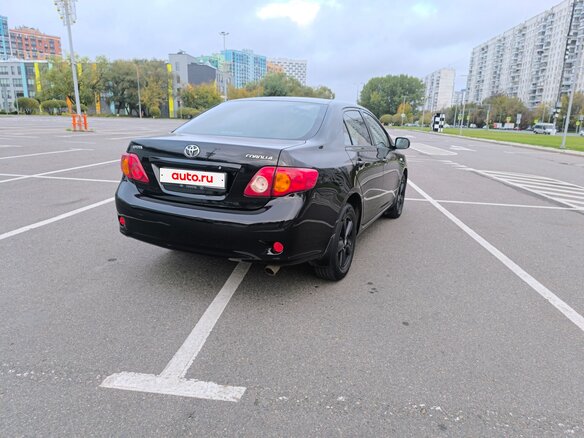 2008 Toyota Corolla X (E140, E150), чёрный, 950000 рублей - вид 7