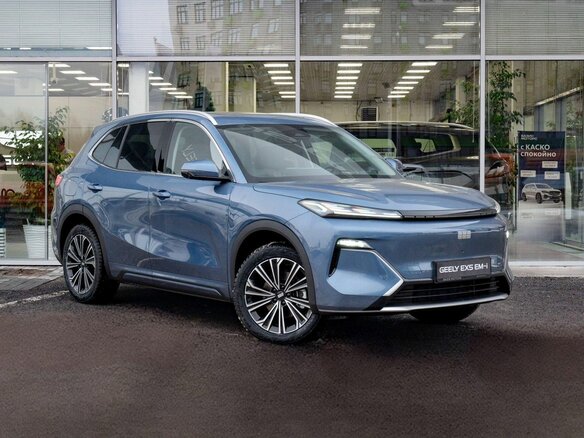 2026 Geely EX5 Гибрид EM-i, голубой - вид 2