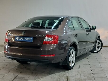 2013 Skoda Octavia III (A7), коричневый, 770000 рублей, вид 4
