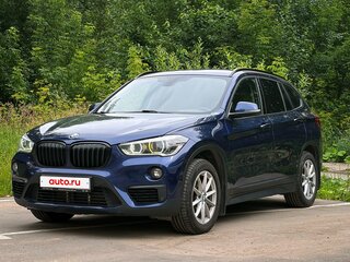2018 BMW X1 18d xDrive II (F48), синий, 2320000 рублей, вид 1