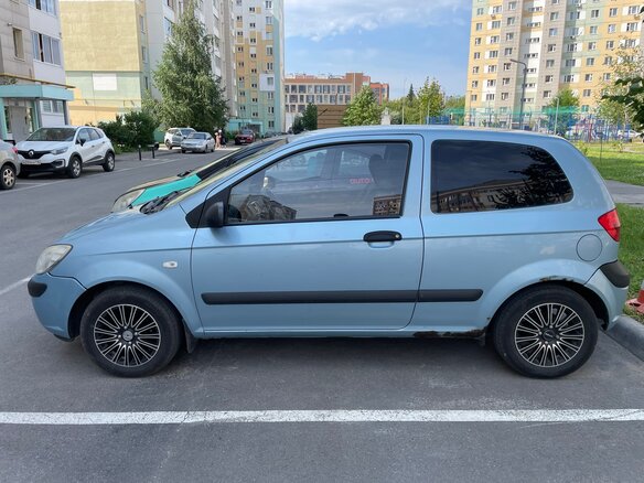 2007 Hyundai Getz I Рестайлинг, голубой, 200000 рублей - вид 3