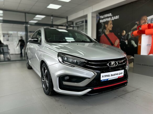 2026 Lada (ВАЗ) Vesta Sport I Рестайлинг (NG), серебристый - вид 1