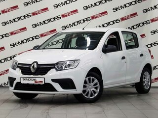 2019 Renault Sandero II Рестайлинг, белый, 725250 рублей, вид 1