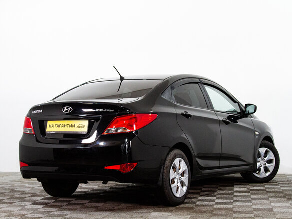 2014 Hyundai Solaris I Рестайлинг, чёрный, 799000 рублей - вид 3