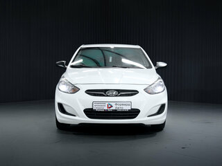 2012 Hyundai Solaris I, белый, 619999 рублей, вид 2