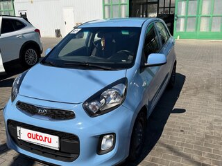2016 Kia Picanto II Рестайлинг, голубой, 750000 рублей, вид 2