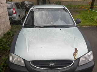 2008 Hyundai Accent ТагАЗ II, серебристый, 200000 рублей, вид 1