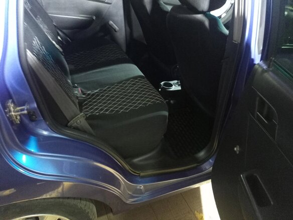 2009 Chevrolet Aveo I Рестайлинг, синий, 450000 рублей - вид 6