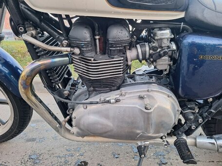 2012 Triumph Bonneville T100, синий, 500000 рублей, вид 4
