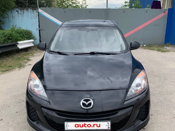 2012 Mazda 3 II (BL) Рестайлинг, чёрный, 700000 рублей