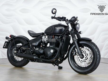 2017 Triumph Bonneville Bobber, чёрный, 1127000 рублей, вид 5