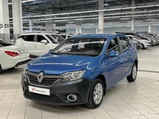 2018 Renault Sandero II Рестайлинг, синий, 1029000 рублей, вид 1