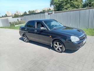 2007 Lada (ВАЗ) Priora I, чёрный, 380000 рублей, вид 2