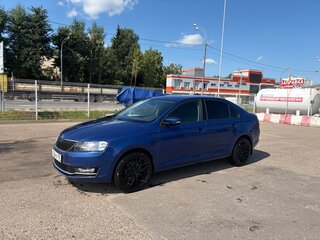 2017 Skoda Rapid I, синий, 950000 рублей, вид 4