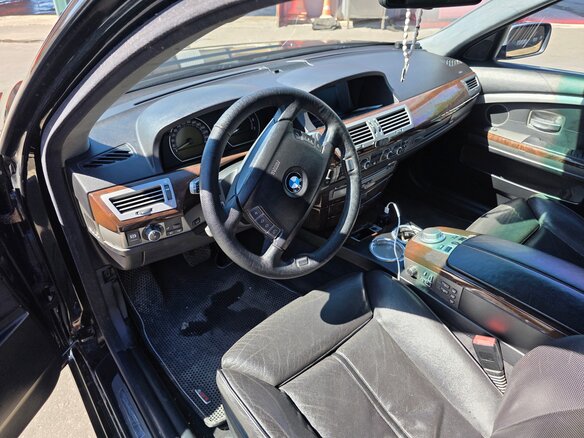 2005 BMW 7 серии 750Li IV (E65/E66) Рестайлинг, чёрный - вид 14