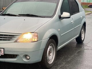 2008 Renault Logan I, зелёный, 599000 рублей, вид 1