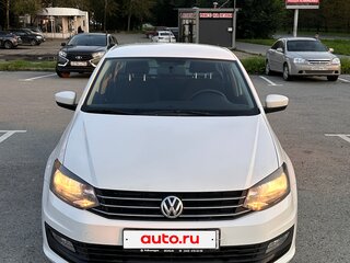 2018 Volkswagen Polo V Рестайлинг, белый, 995000 рублей, вид 1