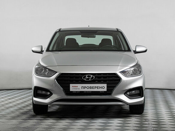 2018 Hyundai Solaris II, серебристый - вид 1