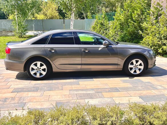2013 Audi A6 IV (C7), серый, 1430000 рублей - вид 6