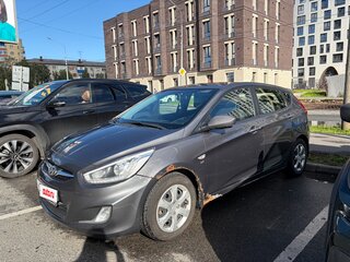 2013 Hyundai Solaris I, чёрный, 550000 рублей, вид 2