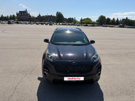 2021 Kia Sportage IV Рестайлинг, чёрный, 2200000 рублей, вид 3