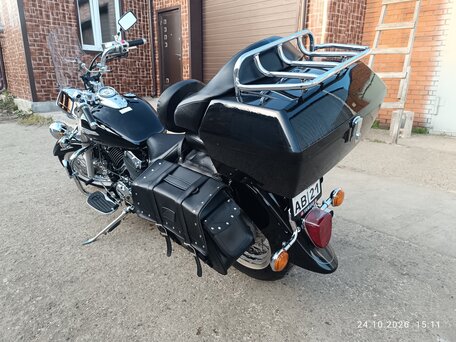 2006 Yamaha XVS650 Drag Star, чёрный, 560000 рублей, вид 3