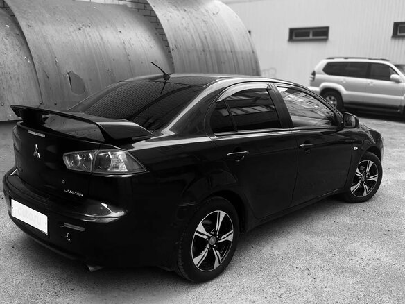 2008 Mitsubishi Lancer X, синий, 750000 рублей - вид 12