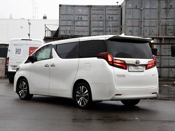 2019 Toyota Alphard III Рестайлинг, белый, 4184973 рублей - вид 5