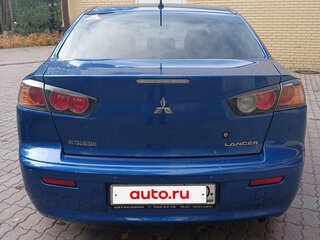 2011 Mitsubishi Lancer X Рестайлинг, синий, 850000 рублей, вид 5