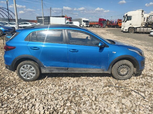 2019 Kia Rio X-Line IV, синий, 1084460 рублей - вид 2