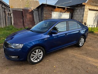 2019 Skoda Rapid I Рестайлинг, синий, 1500000 рублей, вид 1