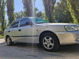 2005 Hyundai Accent ТагАЗ II, серебристый, 270000 рублей, вид 2