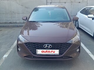 2021 Hyundai Solaris II Рестайлинг, коричневый, 1500000 рублей, вид 1