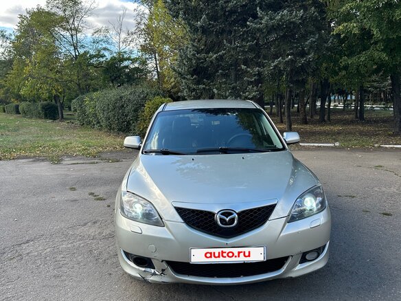 2008 Mazda 3 I (BK) Рестайлинг, серебристый, 560000 рублей