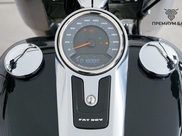 2017 Harley-Davidson Fat Boy, чёрный, 1847000 рублей - вид 11