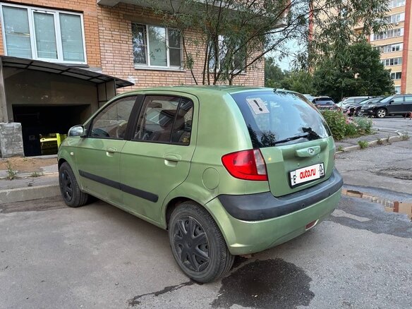 2006 Hyundai Getz I Рестайлинг, зелёный - вид 6