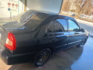 2008 Hyundai Accent ТагАЗ II, чёрный, 280000 рублей, вид 2